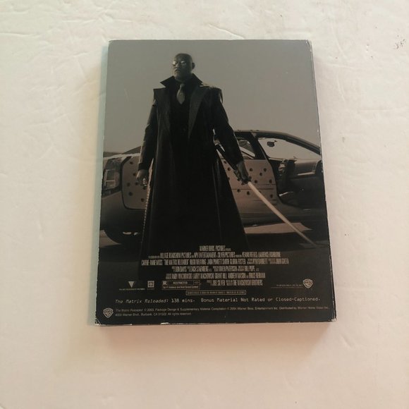 Movie - The Matrix Reloaded 3 & 4 Set of 2 Discs 2004 DVD Pre-owned - Picture 3 of 3